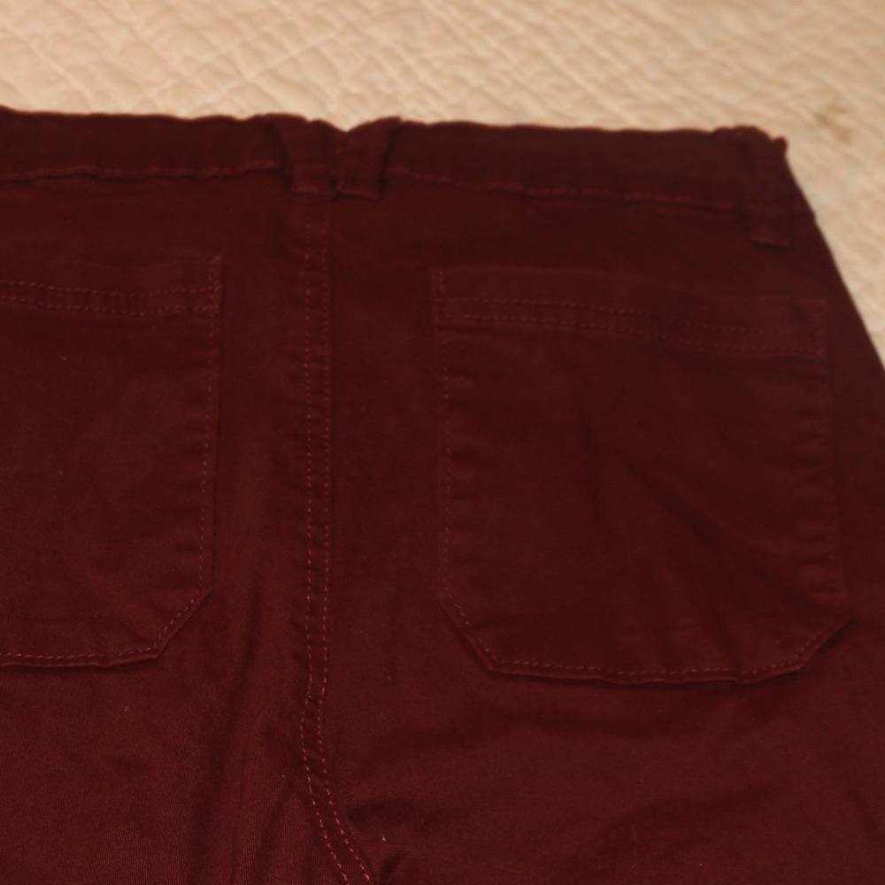 🦋 Ring of Fire Like New Boy’s Red Burgundy Pants - Picture 8 of 8